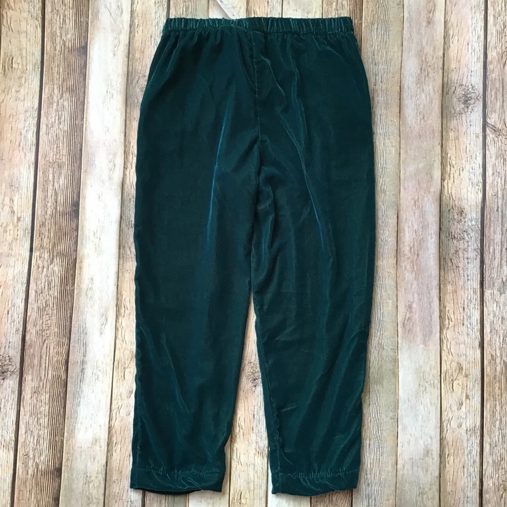 NWT Gymboree Green Velour Pants
